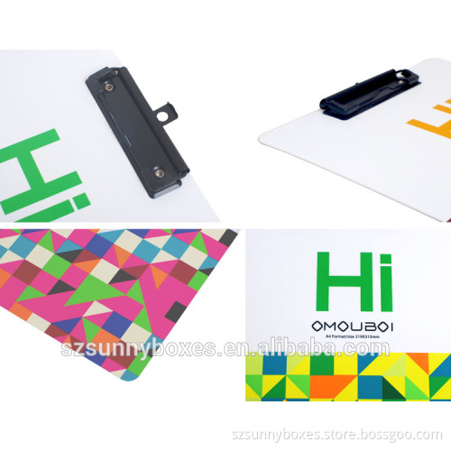Eco-friendly PP Printed Hanging Menu File Clip Board